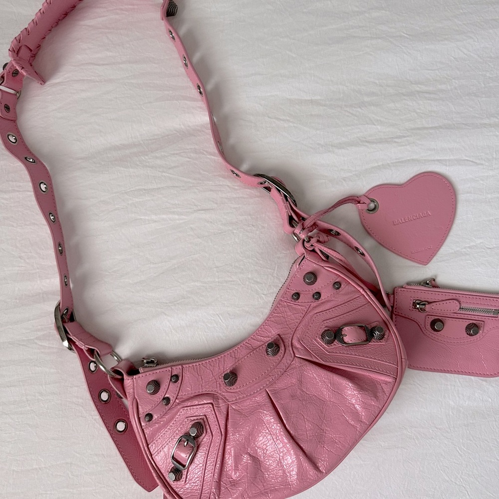 BALENCIAGA Shoulder Bag XS Candy Pink